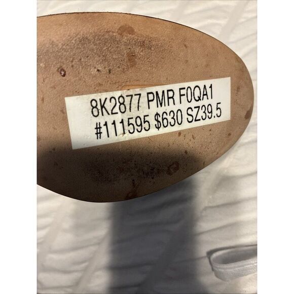 Fendi Authentic Solid Black Satin Bow Peep Toe High Heel Pumps 9.5 $630 - Picture 9 of 9